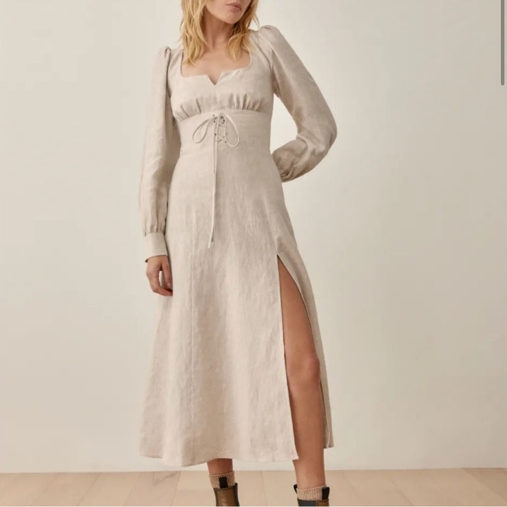 Reformation Anton Dress - Oatmeal